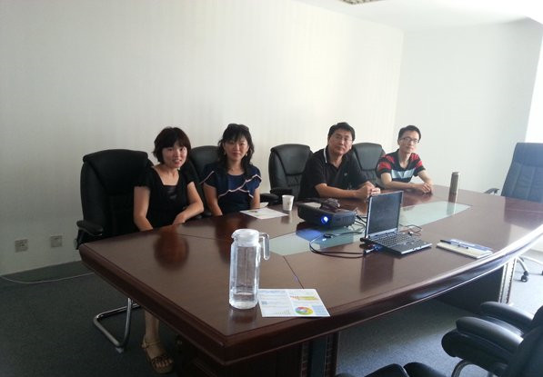 中原證券股份有限公司執(zhí)行董事莊晶來(lái)我公司洽談合作